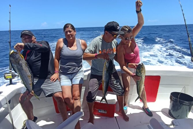 4 Hour Punta Cana Fishing Tour - How the offshore part works: rig-drag trolling and rods in safety holes