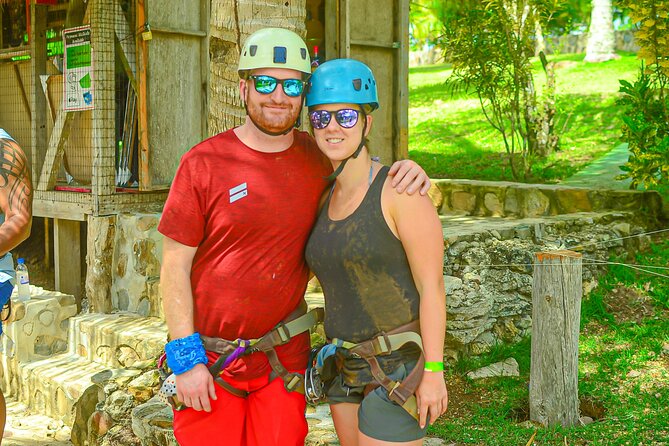 4 on 1 Tour. (Included Buggy, Zip lines, Horseback & Atabey Park) - Zip lines over Palo Amargo, then safari and horseback