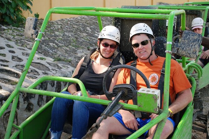 6 in 1 tours Full Day Safari, Zipline, Buggies and Horse Riding - Zipline time: helmets on and two monitors with you