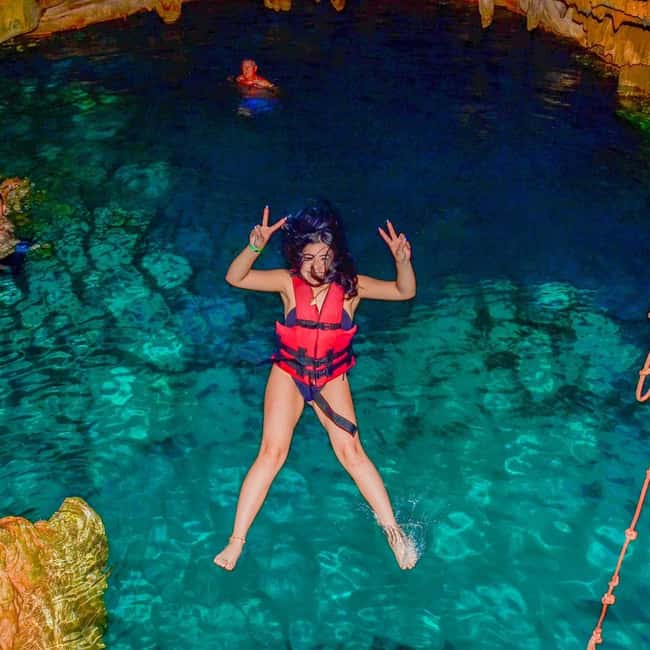 Adventure Punta Cana Buggy between , Caves & Beaches - Taina Cave cenote: a cool-water break that changes the tempo