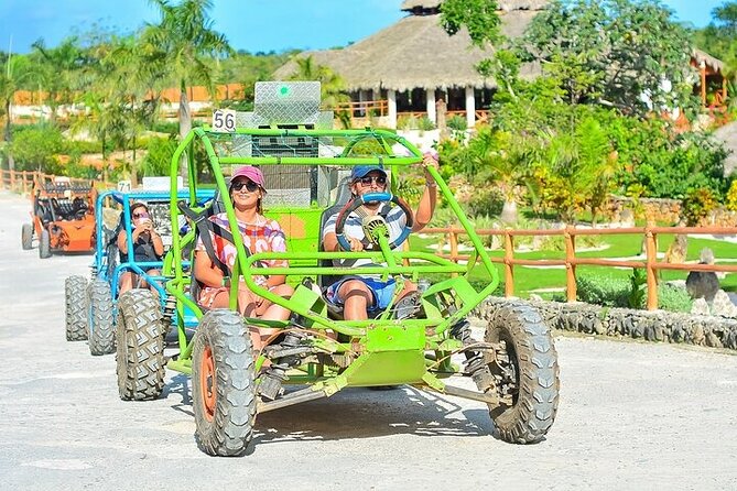 Adventure Tour con Buggies Ziplining Cenote y Taino Culture - Cenote Indigena Las Ondas cave swim: where the day cools down