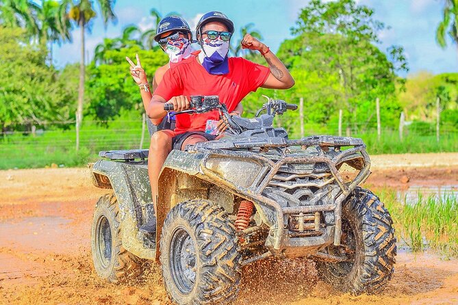 ATV and Buggy Adventure with Water Cave and Beach in Punta Cana - Water cave stop at Los Hoyos del Salado: what the cenote swim is really like
