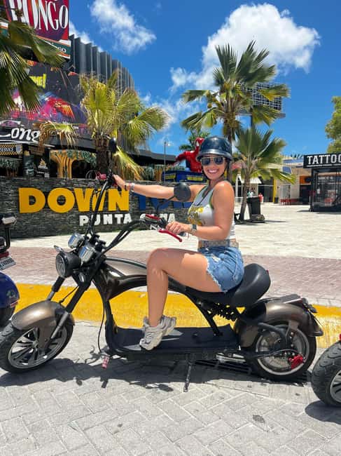 Bavaro Punta Cana: City Tour with Harley models E-Scooters - Mixology Bar Lab: beer or cocktail to close the loop