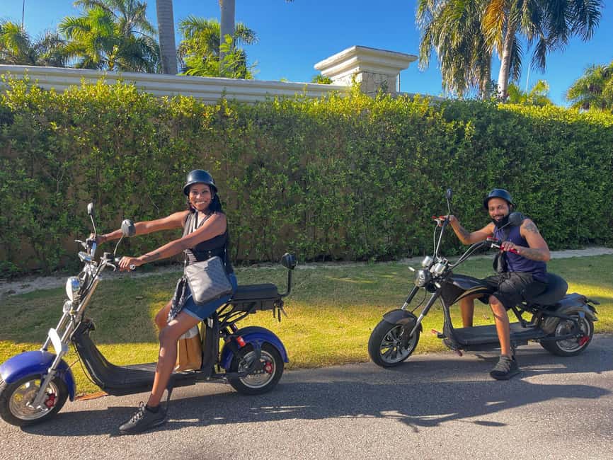 Bavaro Punta Cana: City Tour with Harley models E-Scooters - The pickup van ride and why timing is part of the experience
