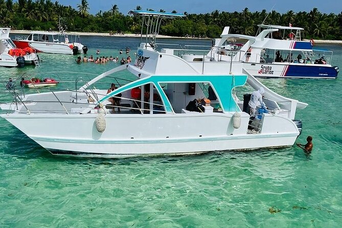 Boat Party with Drinks and Snacks with Transportation Included - A 4-hour Punta Cana boat party plan, starting at 2:30 pm