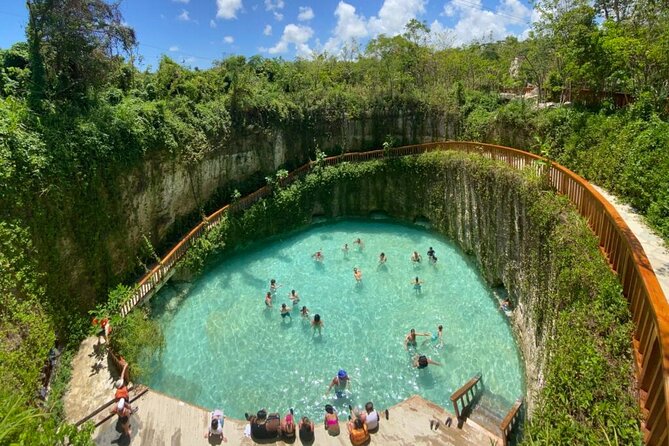 Buggy Adventure with Cenote, Waterfalls & Dominican Lunch - Natural Waterfall Pool Time After the Cenote