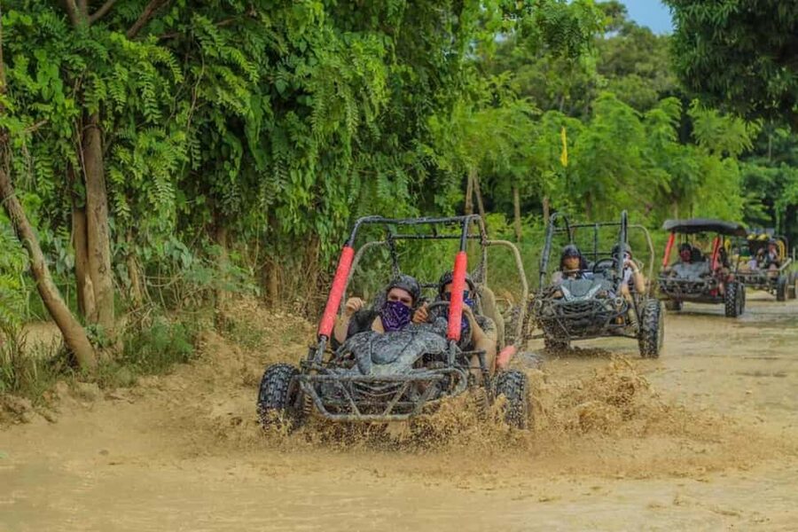Buggy ride on rural routes and Macao Beach - Hoyos del Salado cenotes: cool water and cave-time comfort