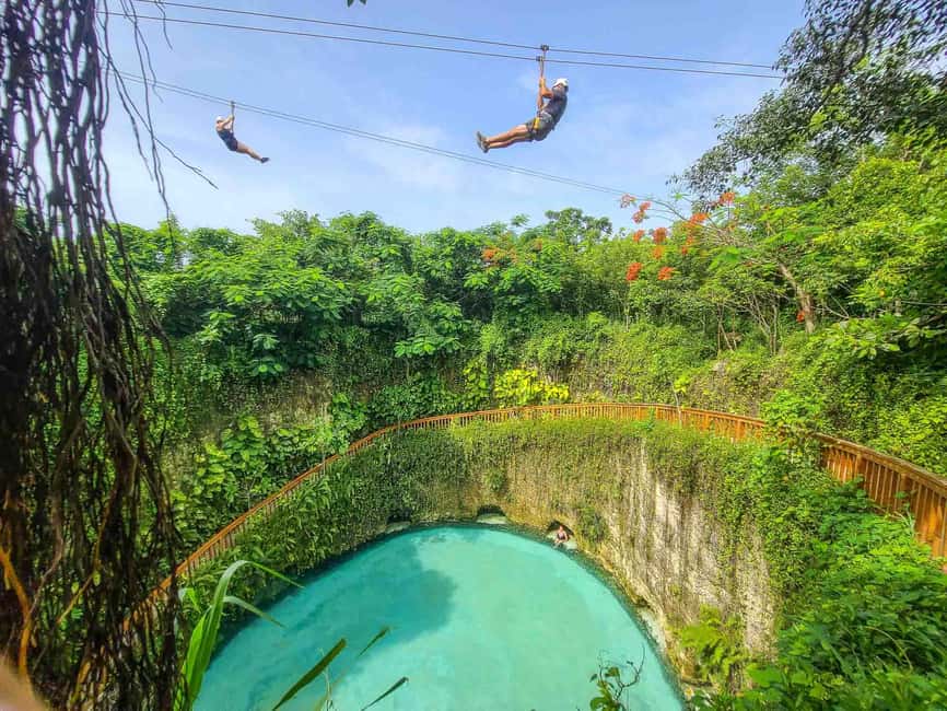 Buggy Ride, Zipline Splash & Waterfall Pool Combo with Lunch - Lunch, filtered water, and the timing reality