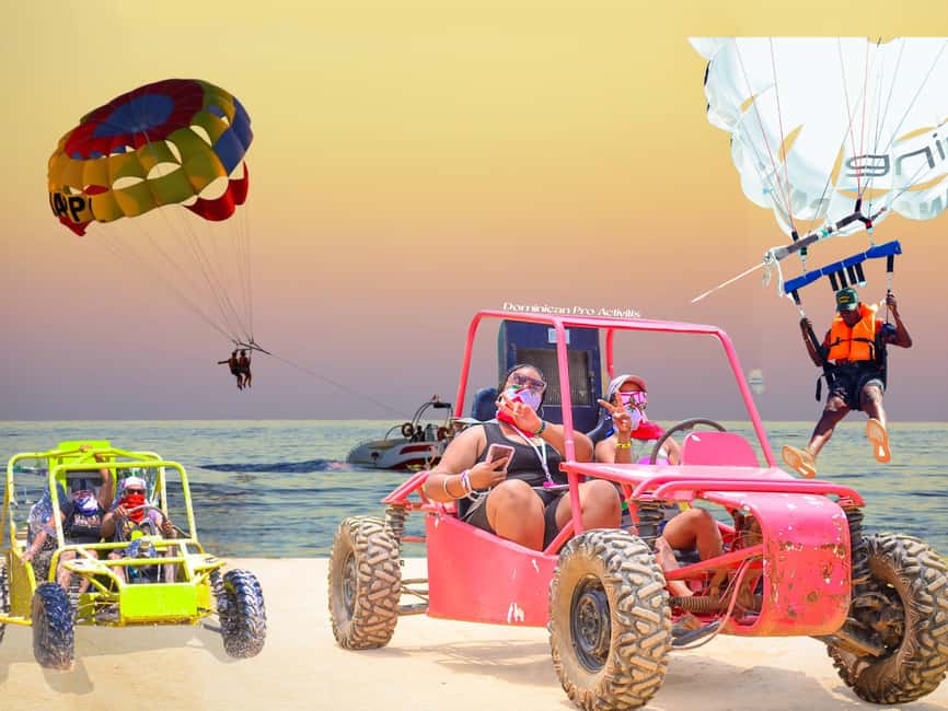 Buggy Tour and Parasailing Experience - Ranch stops, coffee, and a quick guided moment: the middle of the day