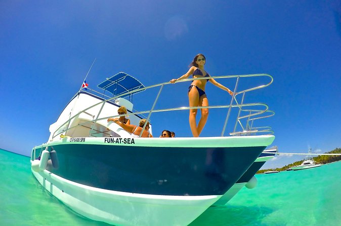 Cap Cana Private Family Catamaran - What you do on the water: cruising, fishing, and smooth catamaran time