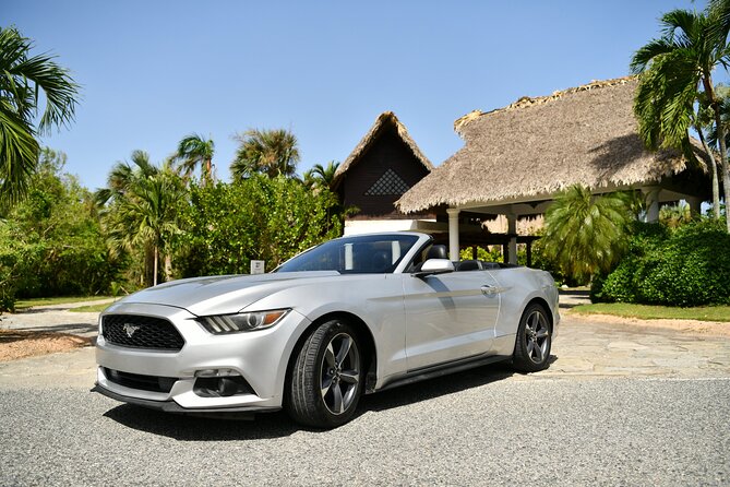 Cars for Rent in Punta Cana - Ford Mustang Convertible Freedom, With a Real 24-Hour Clock