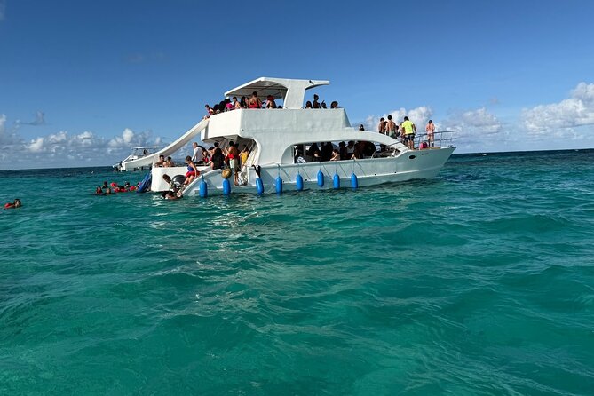 Catamaran Booze Cruise And Snorkeling Punta Cana - Adults Only - Guided snorkeling in the coral reef area: how to manage expectations