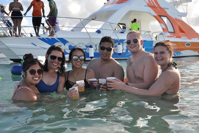 Catamaran Booze Cruise, Snorkeling & Punta Cana Coast View - The natural swimming pool stop for photos and easy swimming
