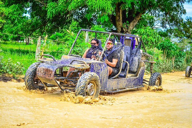 Dune Buggy in Punta Cana - Stop 2, Los Hoyos del Salado cenote: crystal-clear water in a river cave