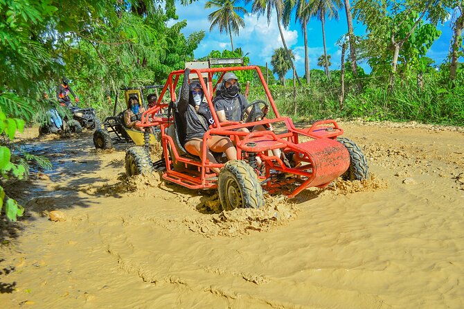 Enjoy ATV and Buggy Without Limits - Stop 1 at Macao Beach: 45 minutes of sand and turquoise water