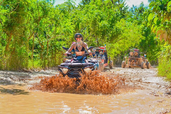 Faster ATV 4x4 Punta Cana - The Main Idea: ATV speed plus beach and a real water-cave stop