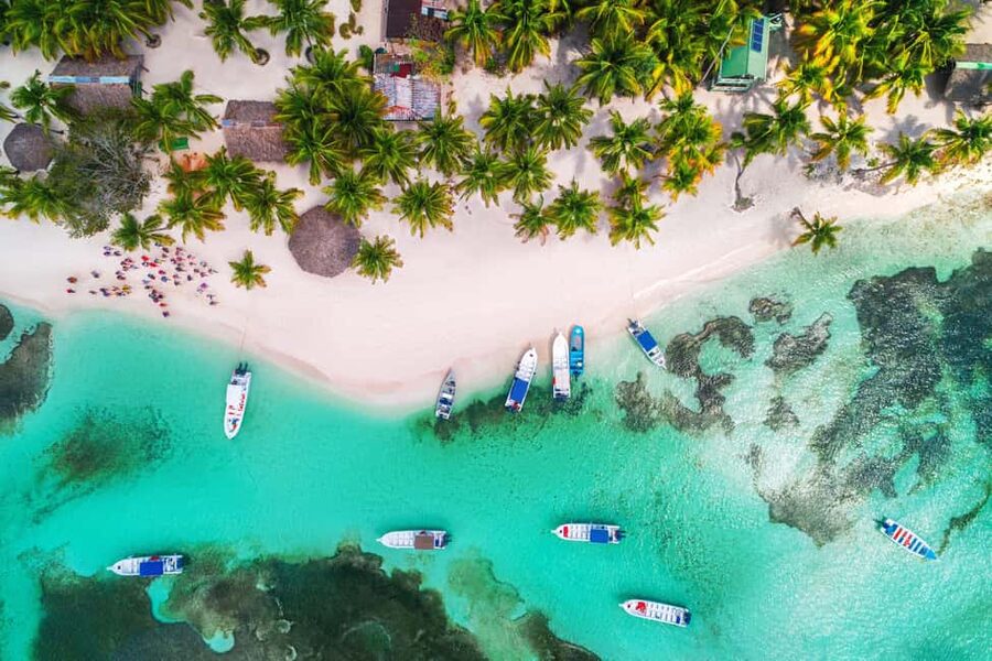 From Punta Cana: Catamaran Tour to Saona Island with Open Bar and Buffet - From Punta Cana area to Bayahibe: why the day feels organized