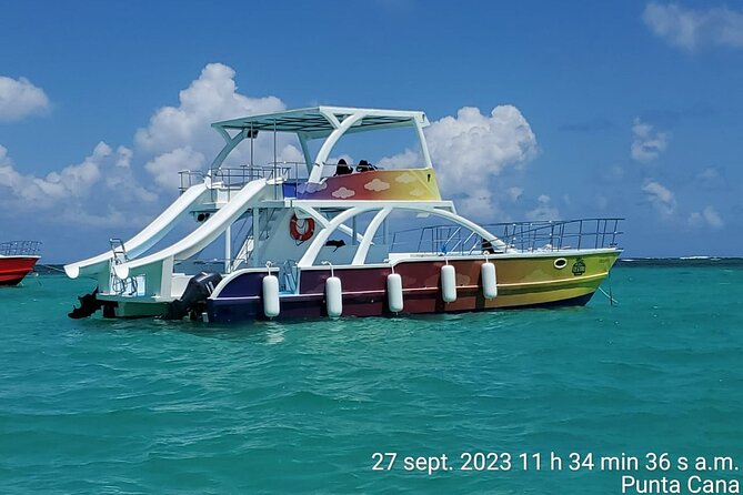 From Punta Cana: Party Boat + Snorkeling Live Music Drink Open B - Playa Bibijagua: where the snorkeling moment is the real payoff