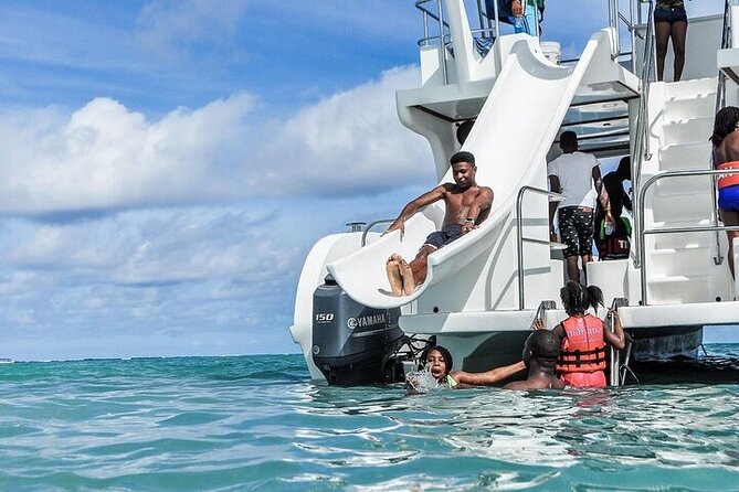 From Punta Cana: Party Boat + Snorkeling Live Music Drink Open B - Weather matters, and so does your attitude