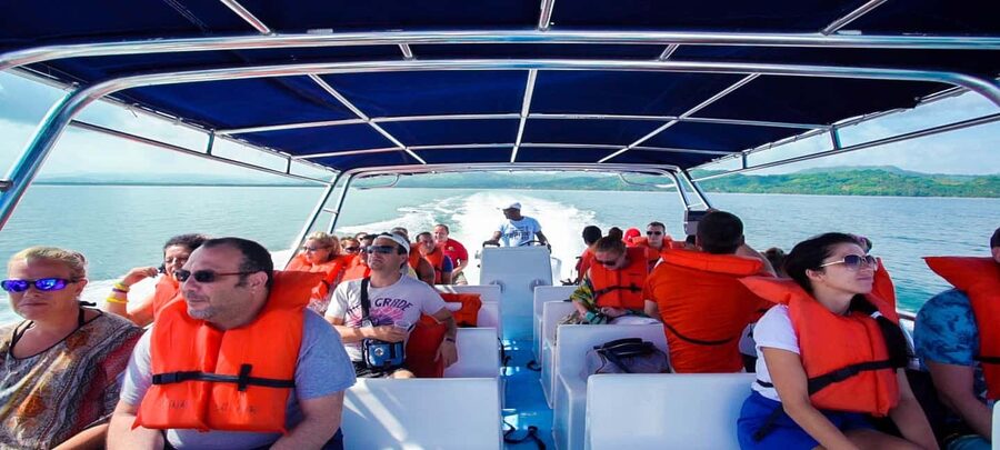 From Punta Cana: Samana Full Day Trip by Bus and Boat - Lunch at Rancho Típico and the open bar part