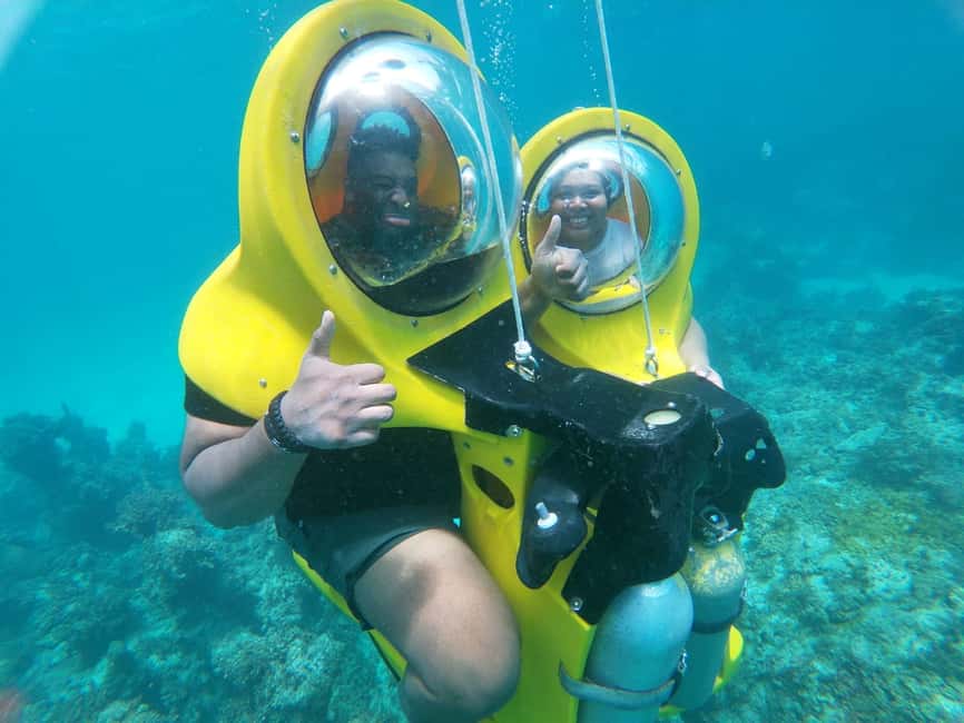 From Punta Cana: ScubaDoo, Snorkel & Glass Bottom Boat Tour - The glass-bottom boat: the easy, dry option