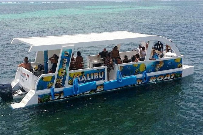 Glass Bottom Boat in Punta Cana - Glass-bottom views that let you choose how wet you get