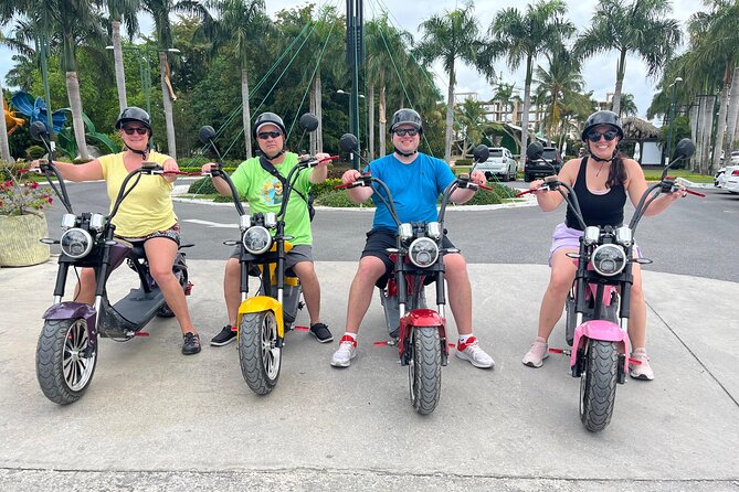 Guided E Bike City Tour in Punta Cana - Coco Bongo Punta Cana area, el Patio stop, and downtown bites
