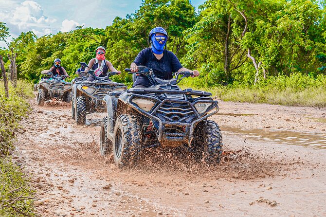 Half-Day 4x4 ATV Adventure: Macao Beach, cenote & Local Flavors - Macao Beach Break: Waves, Sand, and Limestone Cliffs