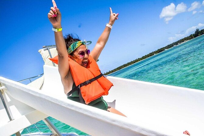 Half-day Private Catamaran Trip with Snorkeling - On board: open bar, snacks, music, and the comfort basics
