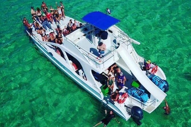 Hip Hop Beat and Live Dj Adults Only Party Boat and Free drinks - Coral reef snorkeling stop: marine life time with included equipment