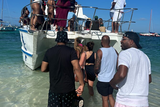 Hip-Hop Party Boat with Dj Live Adults Only and Unlimited Drinks - Natural pool stop: clear water, swim time, and the depth reality