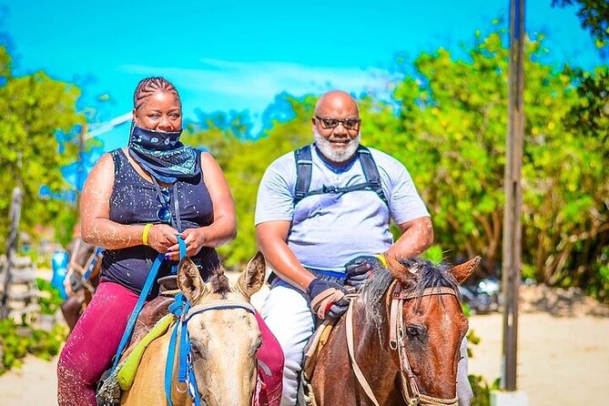 Horseback Riding and Buggy and Macau Cave and Beach Tour - Macao Beach swim break: short, sweet, and well-timed