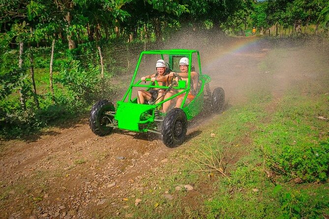 Jungle Buggies + Zilplining + Horseback Ride + Countryside + Macao Beach - Dune Buggy Adventure at Hacienda Tuko: Hills, Ranch Roads, Dust, and Mud