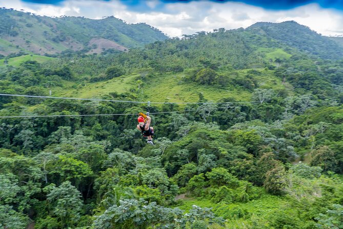 Mountain Zipline Half Day Adventure from Punta Cana - The Jurassic Park Cowboy Trail horseback ride