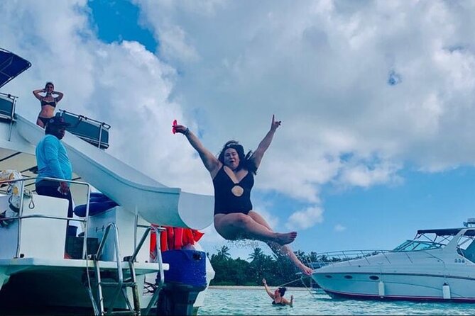 On Catamaran: Private Adventure in Punta Cana with Transportation - Stop Three: The Natural Pool Stop for Easy Water Fun