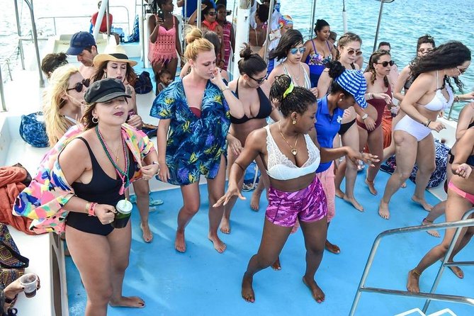 Party boat in Catamaran with Open Bar Only Adults + Snorkeling - Price Check: Is $52.25 Good Value for Open Bar and Snorkeling?