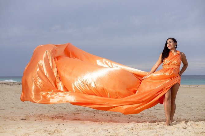 Photography with Flying Dresses in Punta Cana and more… - Where You Meet and How the Timing Works
