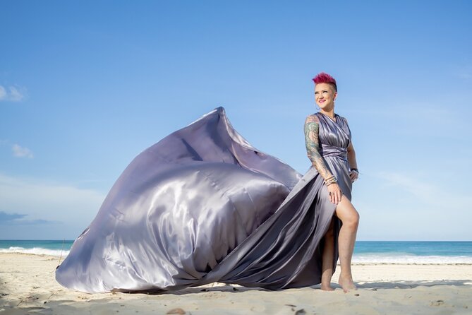 Photography with Flying Dresses in Punta Cana and more… - The Main Photo Stop: Poses, Wind, and a Real Beach Backdrop