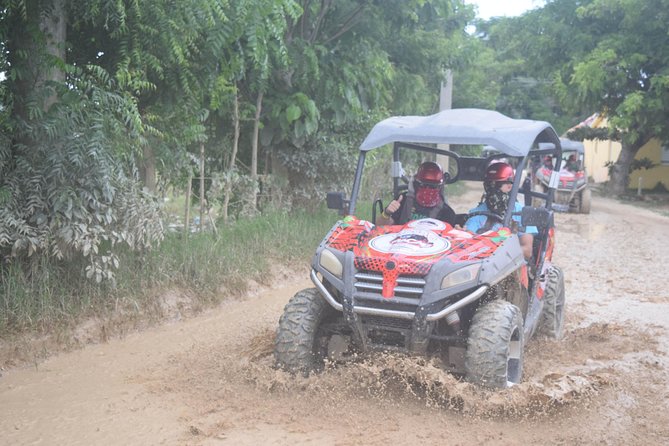 Platinum Buggy Adventure - Included comfort: water, helmet, and that hot shower at the end