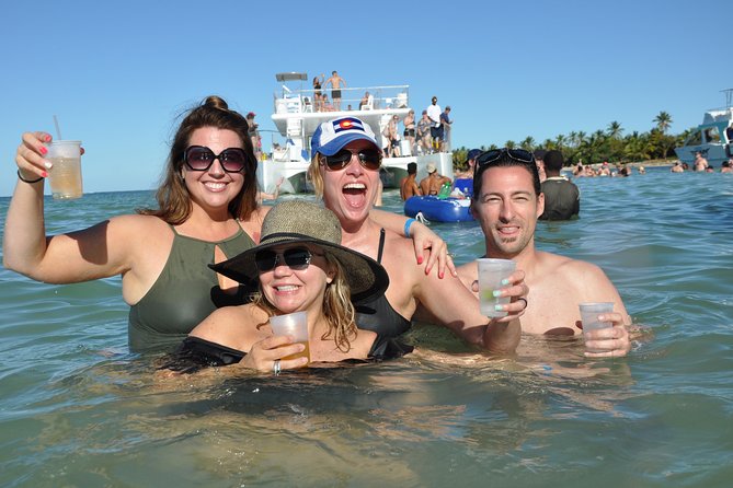 Private Caribbean Snorkeling Cruise At Punta Cana & Sharks, Stingray Encounter - The Floating Bar Experience: Snacks, Music, And Boat-Party Energy