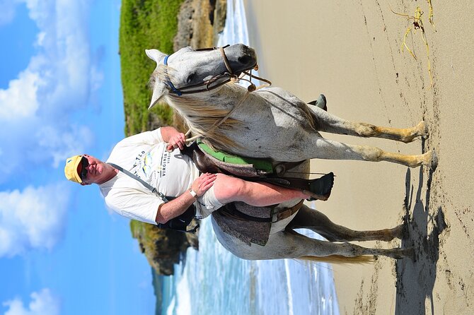 Private Macao Beach horseback riding in punta cana and Bayahibe - Beach conditions after rain: mud, trash, and mosquito reality