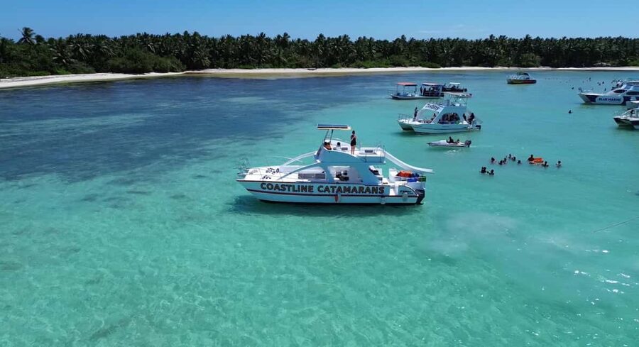 Private Party Boat Tour with Drinks and Snacks in Punta Cana - From Bavaro, Punta Cana, or Macao to Jelly-fish Beach, Then Onboard