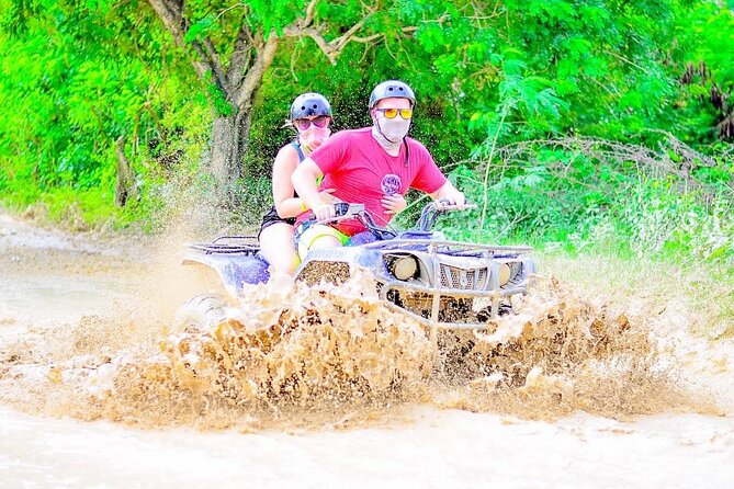 Punta Cana: Amazing ATV Adventure Private Road & Beach W/ PickUp - Cave Stop and Quick Swim: Cool Down Time With a Twist