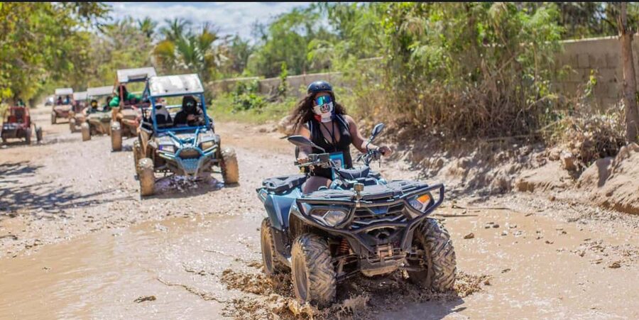 Punta Cana ATV Adventure: Beach & Cenote Tour with Pickup - Macao Beach time: sand, sea, and a short window to enjoy it
