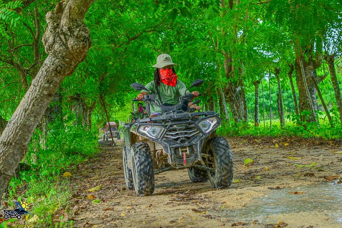 Punta Cana ATV Adventure Through Jungle Trails - Macao Beach Stop 4: Sand, Limestone Cliffs, Then Back to the Ranch
