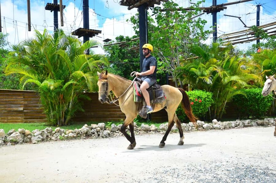 Punta Cana: Bavaro Adventure Park Full-Access Ticket & Lunch - Zipline circuits and the splash pool: the adrenaline part of the day