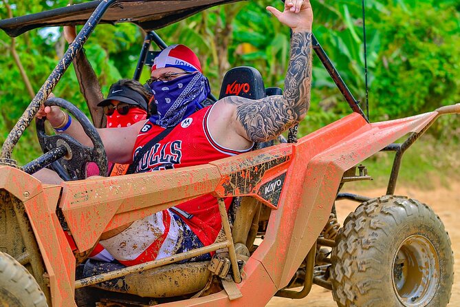 Punta Cana Buggy Adventure to Macao Beach with Taino Cave Swim - Taino cave and cenote swim: cool spring water in a natural setting