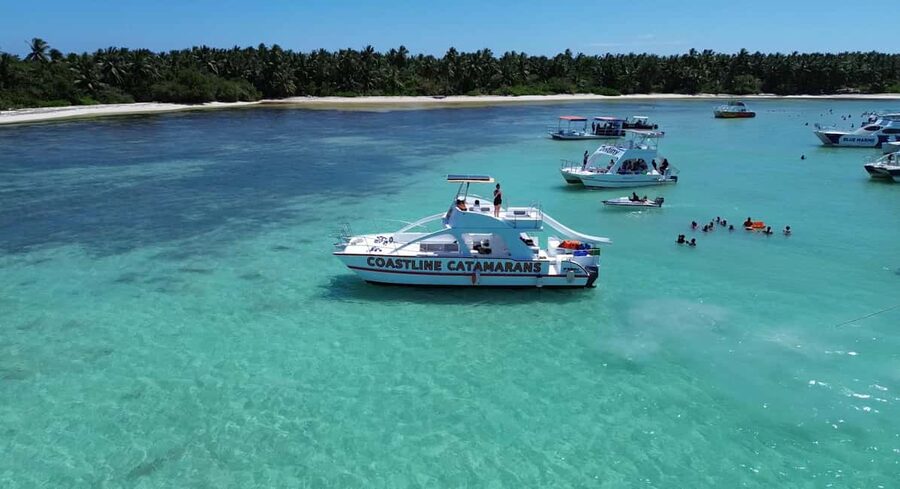 Punta Cana: Catamaran Tour with Reef Snorkeling and Open Bar - Private Beach Stop: Beautiful, But Check Conditions