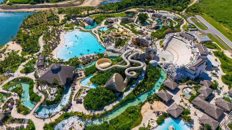 Punta Cana: El Dorado Water Park Entry with Hotel Transfers - El Dorado Water Park from Punta Cana, the Caribbean-style setup