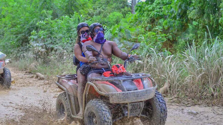 Punta Cana: Half Day Tour Adventure Buggy Cenote Macao Beach - Cenote cave swim: cool water, underground vibes, and mud wash-off